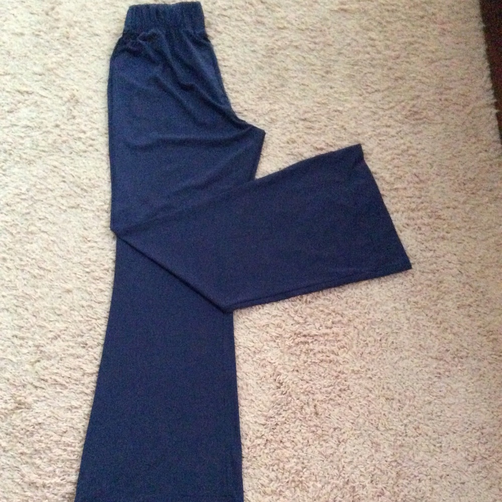 💙Blue High waist Matching Tunic Flared Pants💙